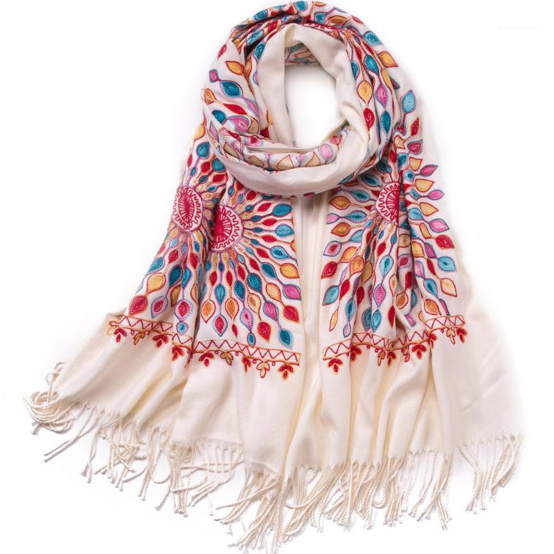 Embroidered Colorful Floral Pattern Cashmere Scarf Shawl Wrap Stole Hijab Head Cover Thick Warm Soft Good Gift 350g 66X200cm1
Embroidered Colorful Floral Pattern Cashmere Scarf Shawl Wrap Stole Hijab Head Cover Thick Warm Soft Good Gift 350g 66X200cm1