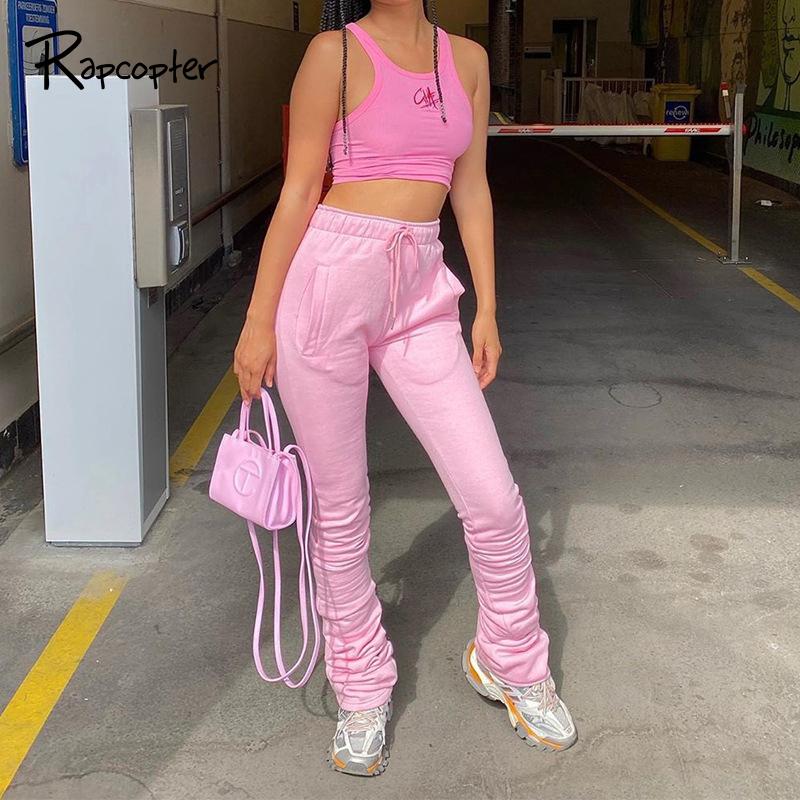 Rapcopter Piled Pants For Women High Waist Sport Sweatpants Pockets Drawstring Y2K Pink Cargo Pants Fashion Streetwear Harajuku, Black
Rapcopter Piled Pants For Women High Waist Sport Sweatpants Pockets Drawstring Y2K Pink Cargo Pants Fashion Streetwear Harajuku, Black