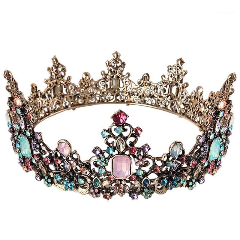 Jeweled Baroque Queen Crown - Rhinestone Wedding Crowns And Tiaras For Women, Hair Accessories With Gemstones Clips & Barrettes, Golden;silver
Jeweled Baroque Queen Crown - Rhinestone Wedding Crowns And Tiaras For Women, Hair Accessories With Gemstones Clips & Barrettes, Golden;silver
