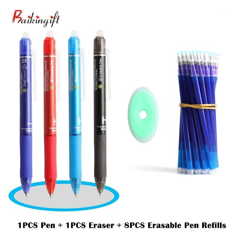 8PCS Erasable Pens Refills With 1PCS Eraser And 1PCS Erasable Pen 1Set Gel Pens For School Office Supplies Stationery Gift Pen1
8PCS Erasable Pens Refills With 1PCS Eraser And 1PCS Erasable Pen 1Set Gel Pens For School Office Supplies Stationery Gift Pen1