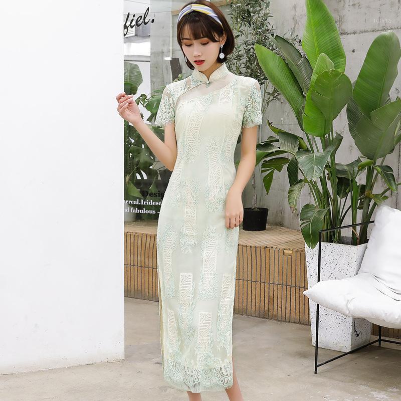Lace Chinese Wedding Dress Female Cheongsam Slim Chinese Traditional Dress Women Long Qipao for Wedding Party1
Lace Chinese Wedding Dress Female Cheongsam Slim Chinese Traditional Dress Women Long Qipao for Wedding Party1