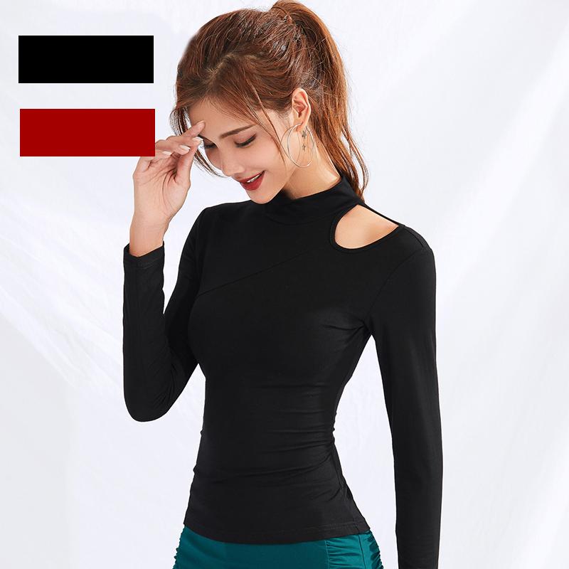 Latin Dance Dress Female Adult Modern Dance Dress Long-Sleeved Tops Performance National Standard Ballroom BL2760, Black
Latin Dance Dress Female Adult Modern Dance Dress Long-Sleeved Tops Performance National Standard Ballroom BL2760, Black