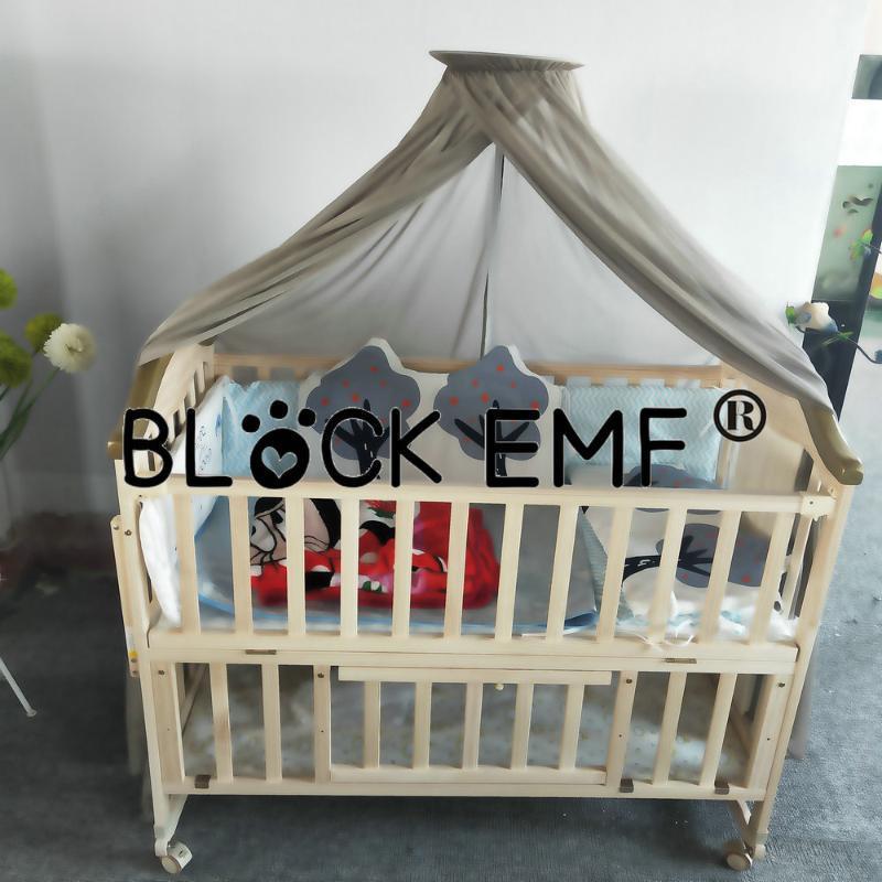 block emf Baby Bed Mosquito Net Silver Fibre Mesh Dome canopy shielding crib net for radiation protection1
block emf Baby Bed Mosquito Net Silver Fibre Mesh Dome canopy shielding crib net for radiation protection1