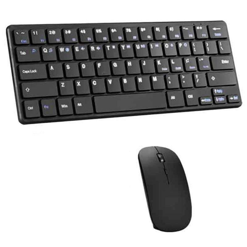 

2.4G Wireless Keyboard Mouse Combo Set 1200DPI Silent USB Control for Notebook Laptop Mac Desktop PC