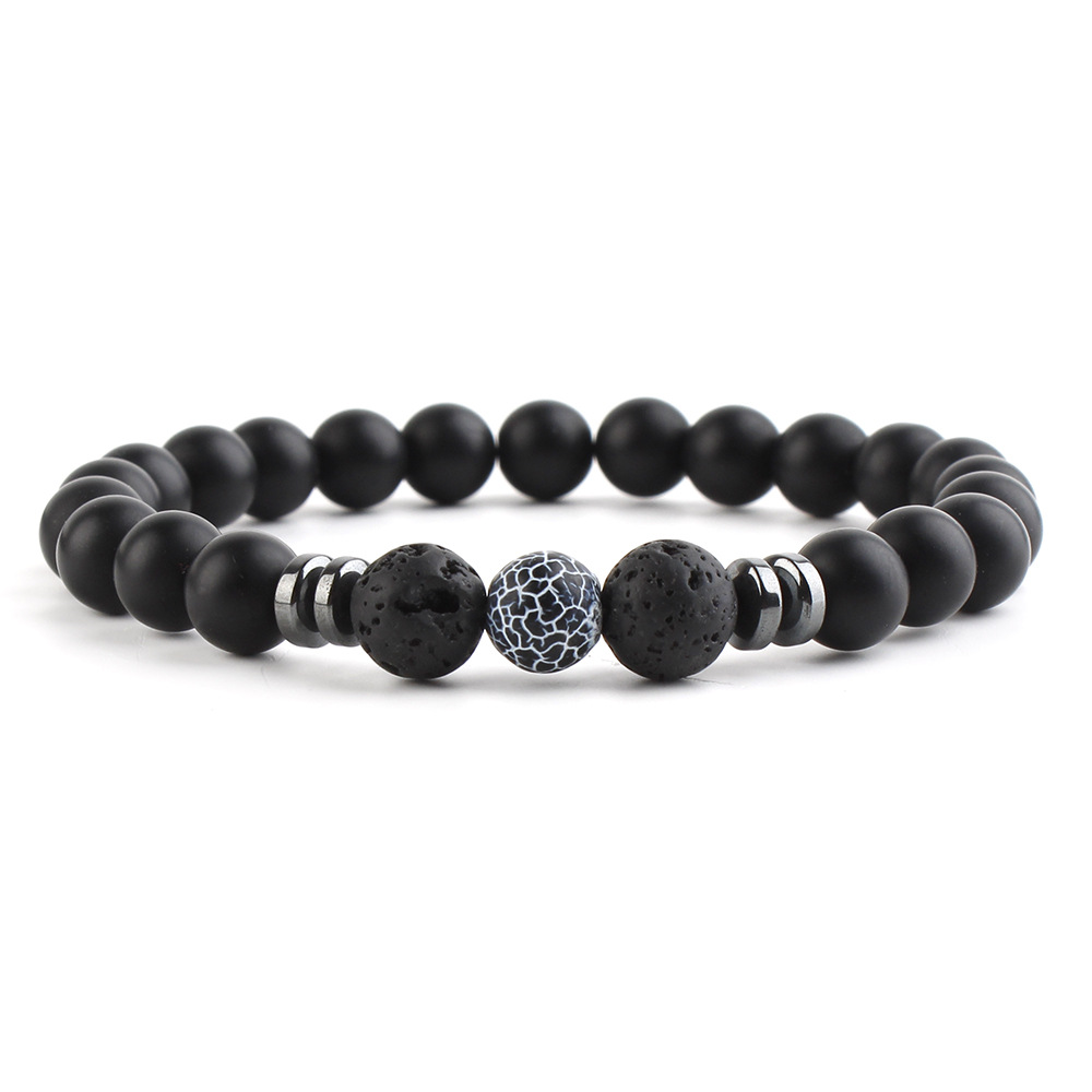 Popular Deisgn 8MM Natural Stone Strands Beads Bracelet Jewelry for Men Women Lovers Gift