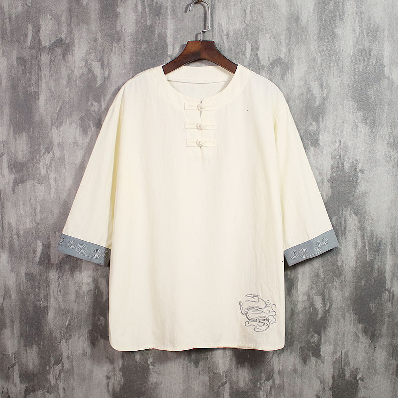 2021 New Men's Chinese Style Short Sleeve T-shirt Woman Embroidery Linen Cotton t Shirts O-neck Fashion Tees Male Clothing E289, Gray
2021 New Men's Chinese Style Short Sleeve T-shirt Woman Embroidery Linen Cotton t Shirts O-neck Fashion Tees Male Clothing E289, Gray