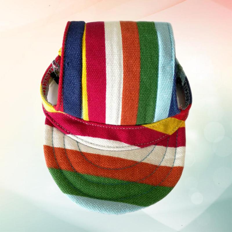 Dog Sports Hat Pet Canvas Hat Baseball Cap Visor with Ear Holes for Small Dog Size S (Stripe, As shown
Dog Sports Hat Pet Canvas Hat Baseball Cap Visor with Ear Holes for Small Dog Size S (Stripe, As shown