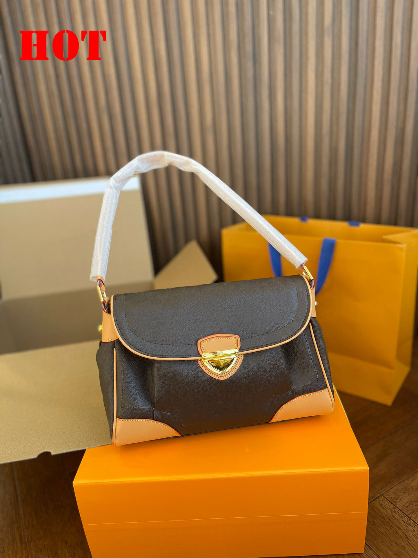 Classic Style Flap Shoulder bags Cow Leather l For Women Brand Armpit Handbags Ladies Daily party Designer Cross Body Hand big bag Luxury Vintage handbag size 30cm
Classic Style Flap Shoulder bags Cow Leather l For Women Brand Armpit Handbags Ladies Daily party Designer Cross Body Hand big bag Luxury Vintage handbag size 30cm