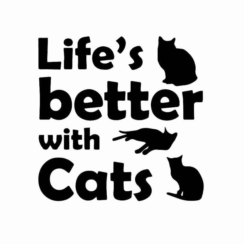 15.1x15cm the best of life with cats vinyl sticker for car window Car Accessories Motorcycle Helmet Car Stickers, Color
15.1x15cm the best of life with cats vinyl sticker for car window Car Accessories Motorcycle Helmet Car Stickers, Color