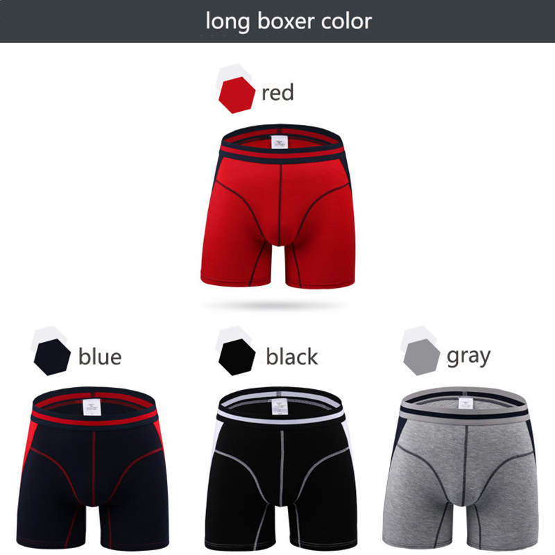 New Men Underwear Boxers Long Leg Short Boxer Homme Panties Calzoncillos Men's Boxershorts Man Heren Ondergoed Lange Pijpen XXXL 201023