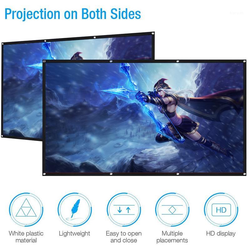 High Brightness Reflective Projector Screen 60 72 84 100 120 150 Inches 16:9 Fabric Cloth Screen 3D HD Foldable Projector1
High Brightness Reflective Projector Screen 60 72 84 100 120 150 Inches 16:9 Fabric Cloth Screen 3D HD Foldable Projector1