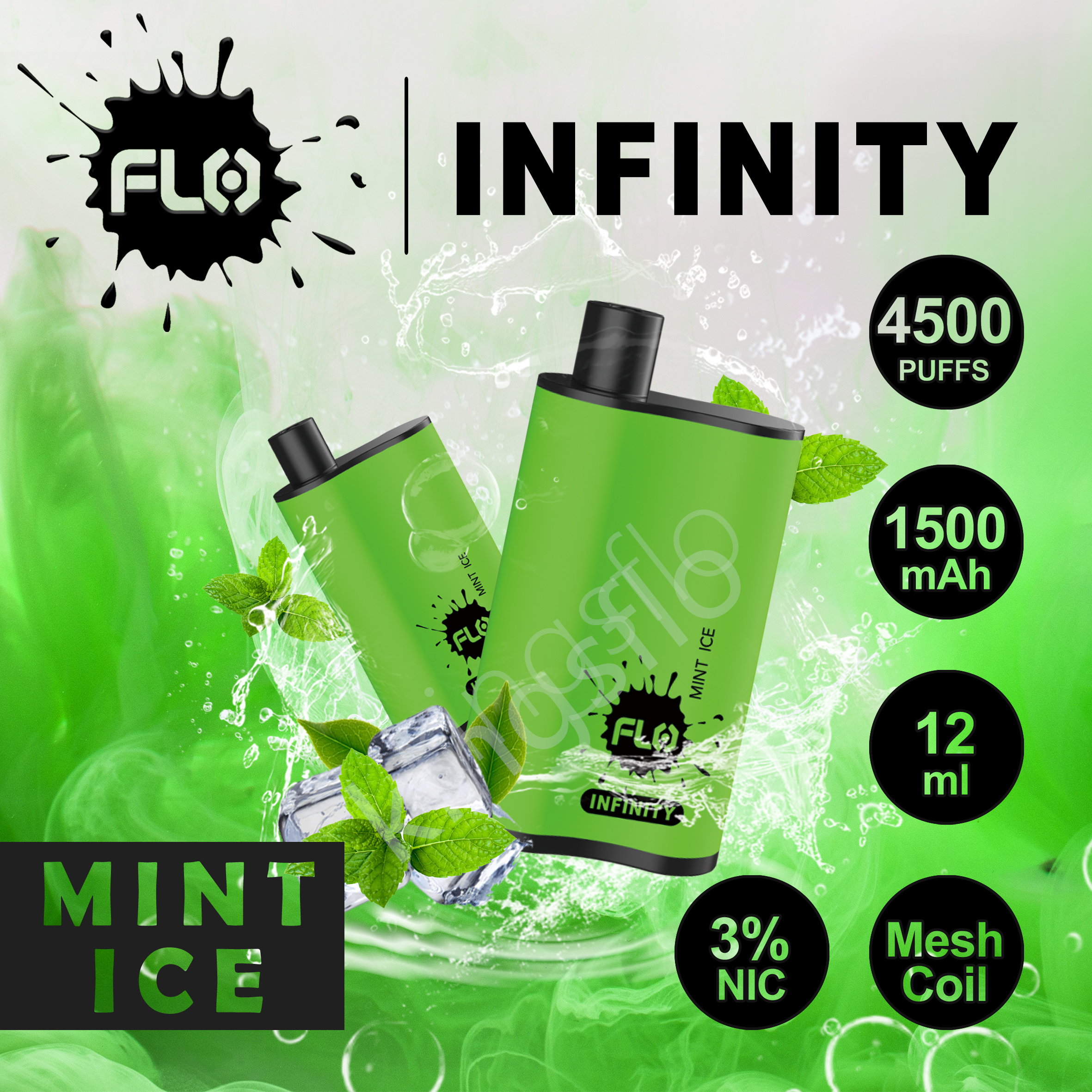 FLO INFINITY Disposable Vape Pod Device 4500 Puffs 12ML 1500mAh Rechargeable Puff Pods Ecigs with Silver Cardboard Packaging
FLO INFINITY Disposable Vape Pod Device 4500 Puffs 12ML 1500mAh Rechargeable Puff Pods Ecigs with Silver Cardboard Packaging