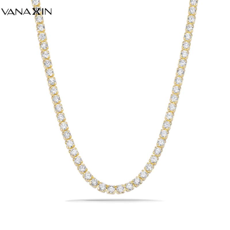 VANAXIN 925 Sterling Silver Chain Necklaces For Women Bling Bling Cubic Zirconia Jewelry Fashion Stone Necklaces Gift Box
VANAXIN 925 Sterling Silver Chain Necklaces For Women Bling Bling Cubic Zirconia Jewelry Fashion Stone Necklaces Gift Box