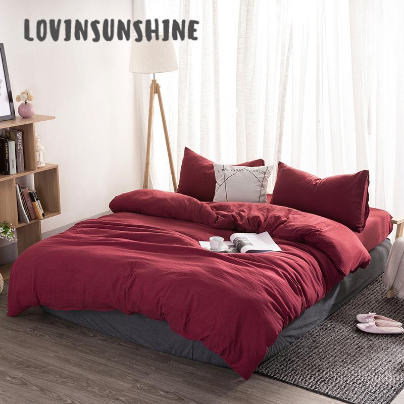 LOVINSUNSHINE Bedding Sheet Sets Comforter Bedding Sets Queen 4pcs Solid Color Comforter Cover AB#114, Style10
LOVINSUNSHINE Bedding Sheet Sets Comforter Bedding Sets Queen 4pcs Solid Color Comforter Cover AB#114, Style10
