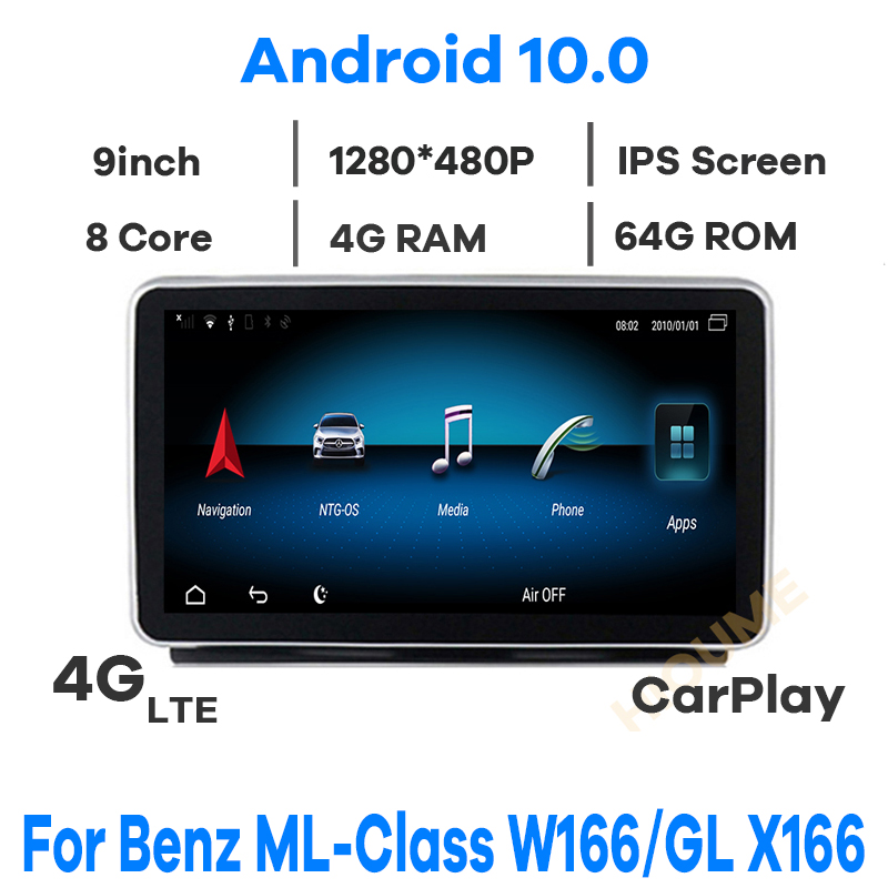 Android 10 8Core 8+64G Car DVD Radio Multimedia Player GPS Navigation for Mercedes Benz ML W166/GL X166 2012-2015 Stereo Carplay
Android 10 8Core 8+64G Car DVD Radio Multimedia Player GPS Navigation for Mercedes Benz ML W166/GL X166 2012-2015 Stereo Carplay