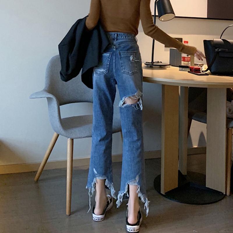 Sexy Skinny Jeans With Hole Pocket Streetwear Mid Waist Elastic Jean Trouser Women Wash Distressed Blue Denim Pants FOR2020, Photo color
Sexy Skinny Jeans With Hole Pocket Streetwear Mid Waist Elastic Jean Trouser Women Wash Distressed Blue Denim Pants FOR2020, Photo color