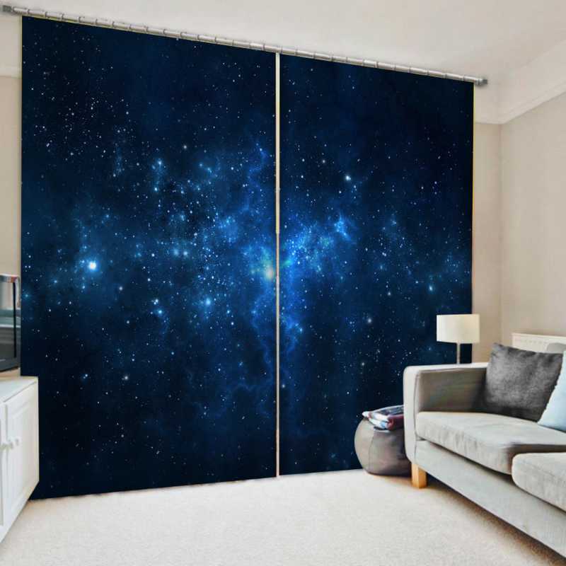 High quality custom 3d curtain fabric Luxury Blackout 3D Window Curtains For Living Room Custom blue sky stars curtains, As pic
High quality custom 3d curtain fabric Luxury Blackout 3D Window Curtains For Living Room Custom blue sky stars curtains, As pic