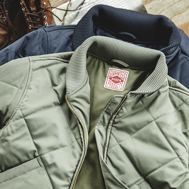 Maden Retro Warm Jackets For Men Waterproof Casual Coton Parkas Coat Jacket Zipper Navy Green Vintage Loose Oversize Man Clothes 201127