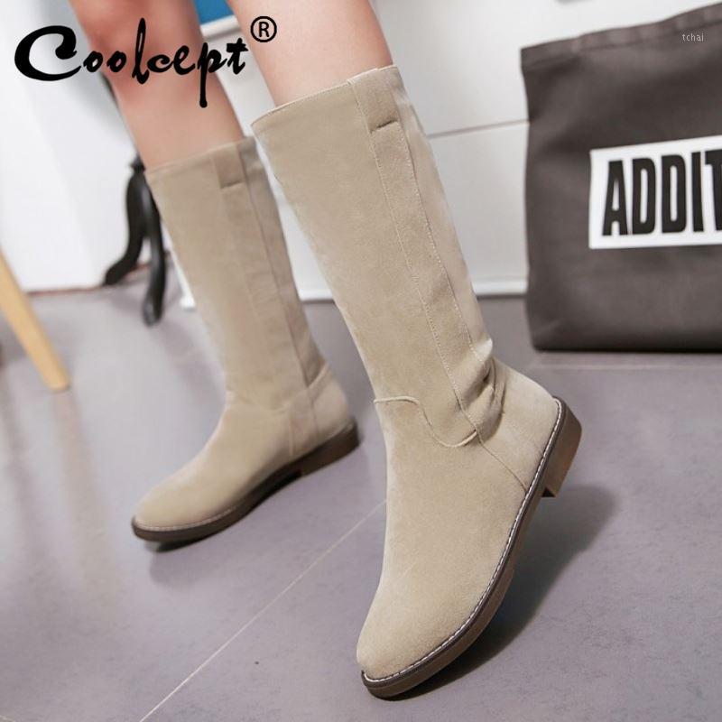 Coolcept Size 31-44 Women Mid Calf Boots Round Toe Women Winter Short Boots Fashion Casual Winter Shoes Ladies Footwear1, Black
Coolcept Size 31-44 Women Mid Calf Boots Round Toe Women Winter Short Boots Fashion Casual Winter Shoes Ladies Footwear1, Black