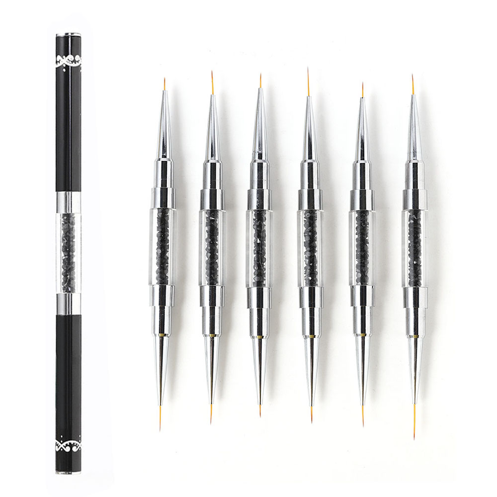 Fashion Beautiful 1 PC Double-end Nail Liner Painting Brush Drawing Pen Manicure Art Tools Pinceau Ongles Unhas Paznokcie
Fashion Beautiful 1 PC Double-end Nail Liner Painting Brush Drawing Pen Manicure Art Tools Pinceau Ongles Unhas Paznokcie