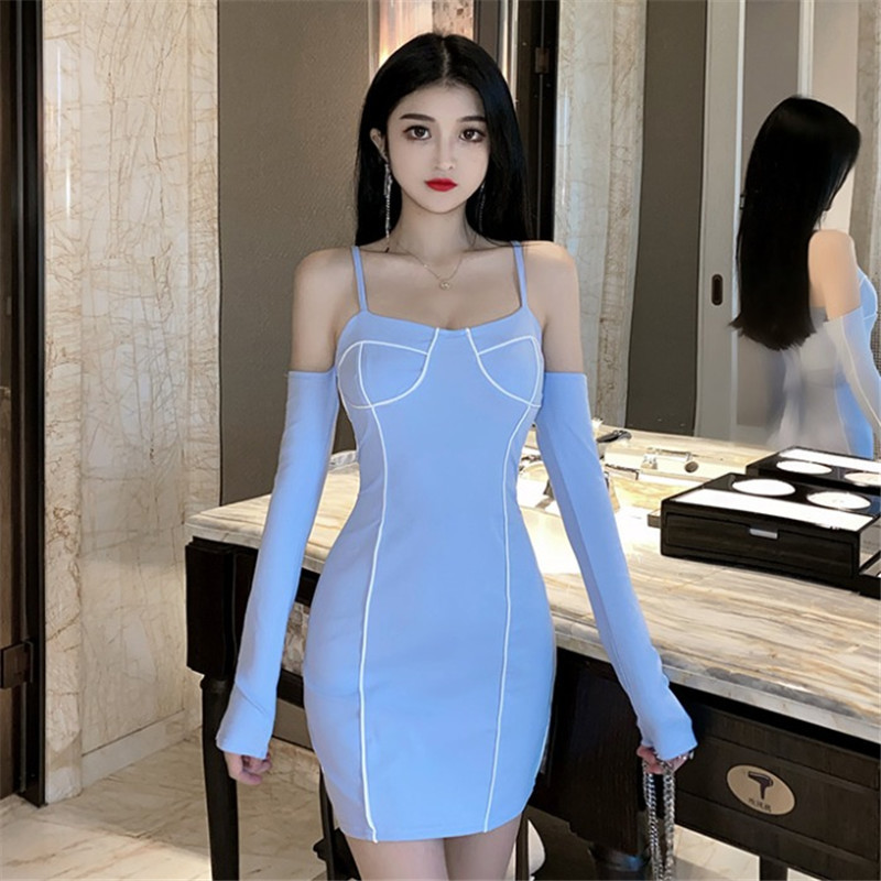 2021 Female Fashion Off the Shoulder Dressed New White Black Hemlock Mini with Long Sleeves Streetwear Club Dress C8X6
2021 Female Fashion Off the Shoulder Dressed New White Black Hemlock Mini with Long Sleeves Streetwear Club Dress C8X6