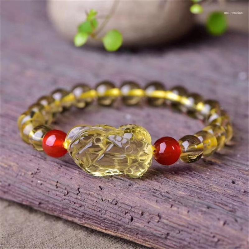 Dropship Donghai 5A Natural Yellow Crystal Pixiu Charm Bracelet for Men and Women Jewelry Crystal Single Circle Beaded Bracelet1
Dropship Donghai 5A Natural Yellow Crystal Pixiu Charm Bracelet for Men and Women Jewelry Crystal Single Circle Beaded Bracelet1