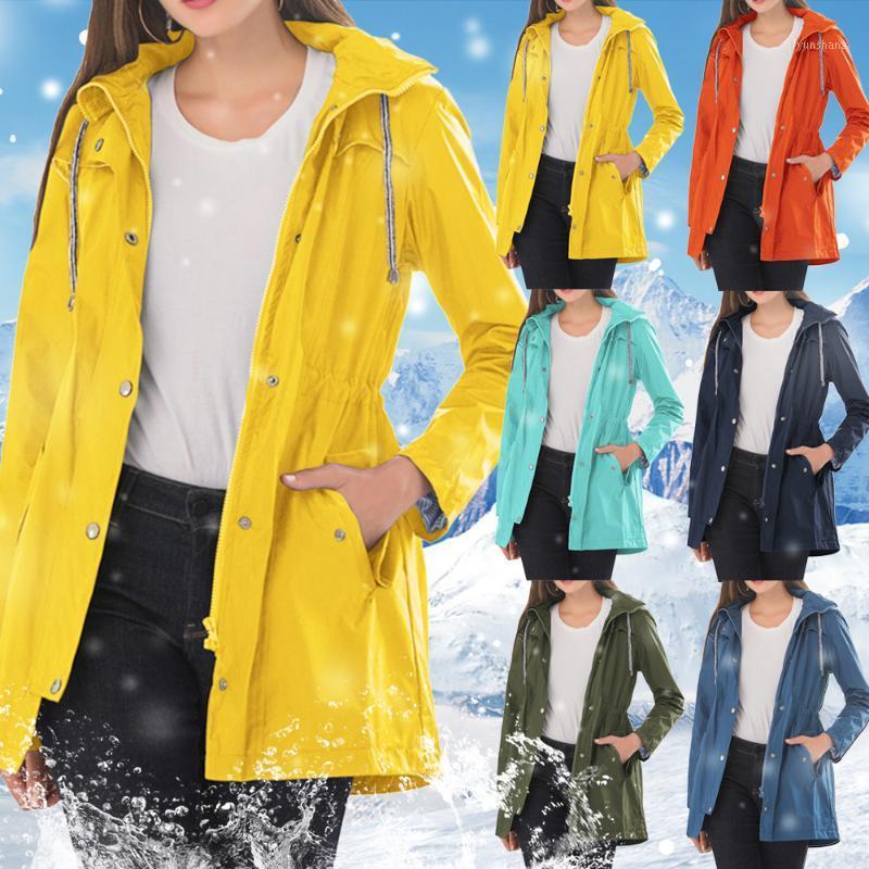 Women Waterproof Hooded Raincoat Women Solid Rain Jacket Outdoor Windproof Overcoat Spring Autumn Fashion Sporting Outdoor Coat1, Yellow
Women Waterproof Hooded Raincoat Women Solid Rain Jacket Outdoor Windproof Overcoat Spring Autumn Fashion Sporting Outdoor Coat1, Yellow