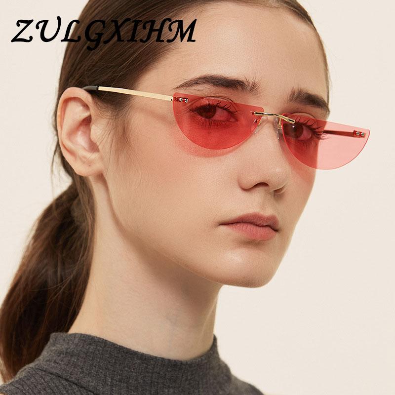 Sun Glasses Fashion Cat Eye Style Semi-Rimless Rimless Sunglasses Women Brand Design Gradient Sun Glasses UV400
Sun Glasses Fashion Cat Eye Style Semi-Rimless Rimless Sunglasses Women Brand Design Gradient Sun Glasses UV400