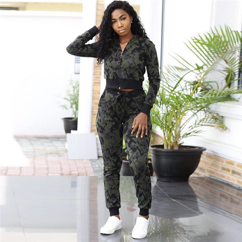 Camouflage Two Piece Tracksuit Women Autumn Spring Fashion Casual Clothing Camo Print Short Jacket Top and Pants Jogging Suit, Army green
Camouflage Two Piece Tracksuit Women Autumn Spring Fashion Casual Clothing Camo Print Short Jacket Top and Pants Jogging Suit, Army green