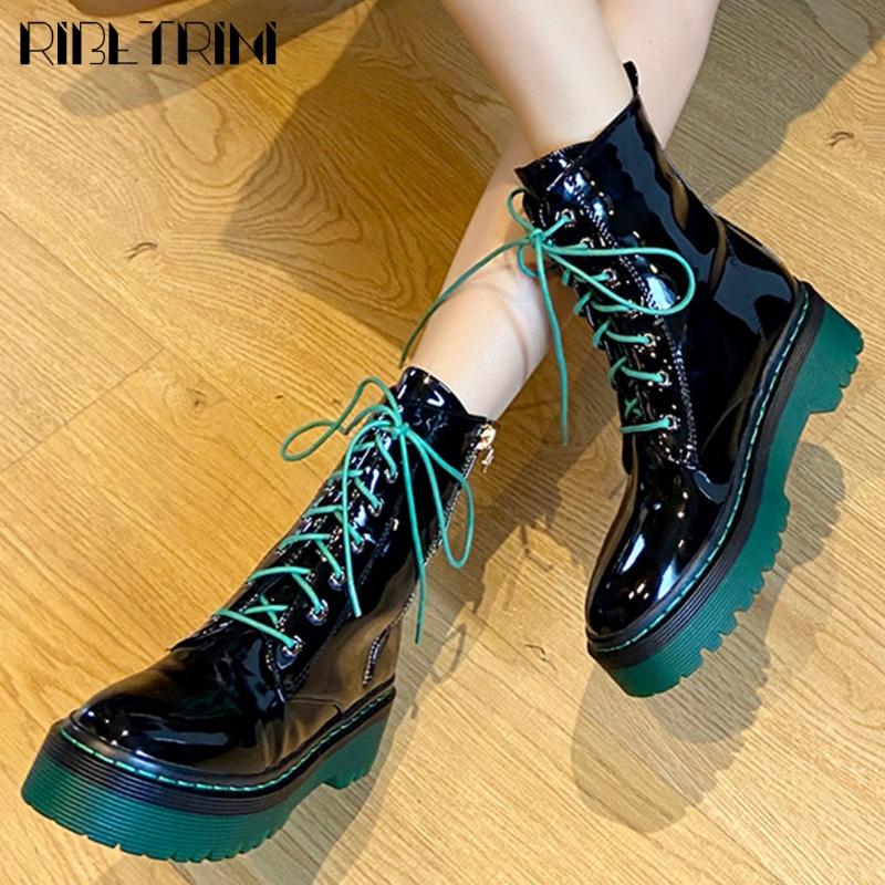 RIBETRINI Female Zipper Lace Up Sewing Platform Chunky Heel Shoes Fashion Punk Motocycle Women Boots Winter Boots, Green
RIBETRINI Female Zipper Lace Up Sewing Platform Chunky Heel Shoes Fashion Punk Motocycle Women Boots Winter Boots, Green
