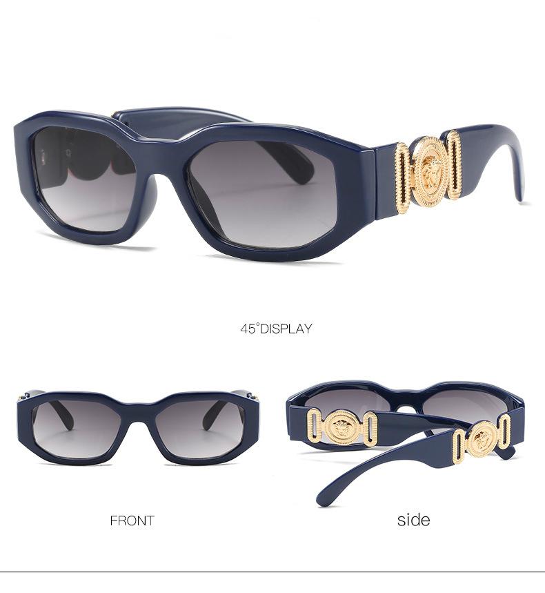 Fashion personalized metal decorative Designer sunglasses New personalized head sunglasses European and American irregular small frame, White;black
Fashion personalized metal decorative Designer sunglasses New personalized head sunglasses European and American irregular small frame, White;black