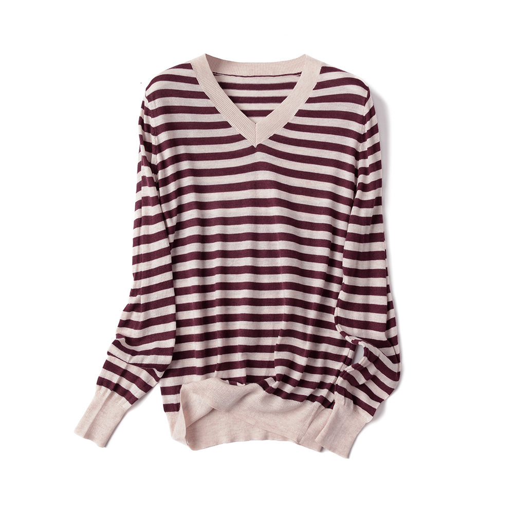 2021 New Casual V-neck Oversize Spring Autumn Thin Striped Sweater Women Soft Loose Chic Pullovers Girl Knit Jumper Top Xqpe, Black
2021 New Casual V-neck Oversize Spring Autumn Thin Striped Sweater Women Soft Loose Chic Pullovers Girl Knit Jumper Top Xqpe, Black