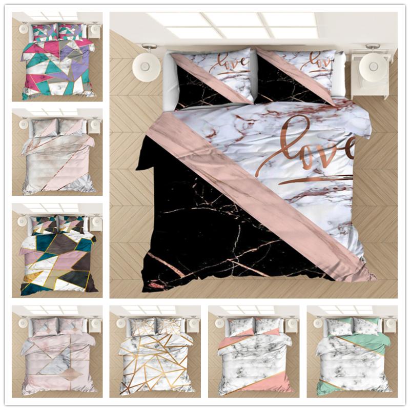 Irregular Geometric 3D Printed Bedding Set Marble Pattern Duvet Cover Set Comforter Cover with Pillowcases Bed Linens Bedclothes 
Irregular Geometric 3D Printed Bedding Set Marble Pattern Duvet Cover Set Comforter Cover with Pillowcases Bed Linens Bedclothes