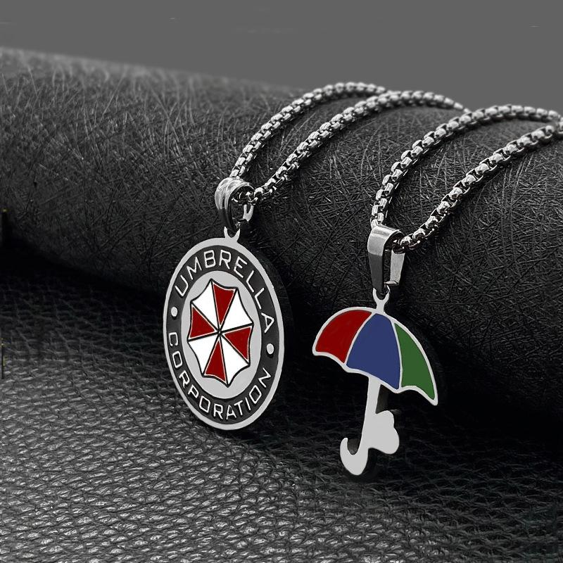 Fashion titanium steel round umbrella pendant stainless steel round brand pendant sweater chain hot sale
Fashion titanium steel round umbrella pendant stainless steel round brand pendant sweater chain hot sale
