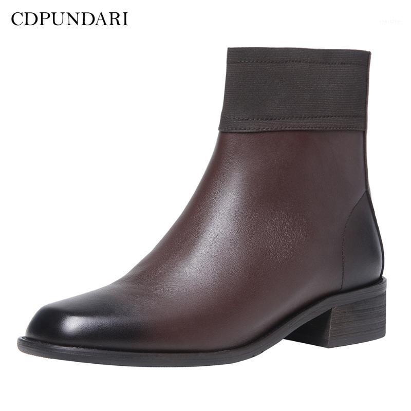 Fashion Black Brown Genuine Leather Ankle Boots For Women Low Heels Boots Ladies Autumn Winter Short Bottines Femme1
Fashion Black Brown Genuine Leather Ankle Boots For Women Low Heels Boots Ladies Autumn Winter Short Bottines Femme1