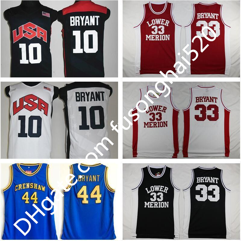 NCAA 2012 Team USA Lower Merion 33 Bryant Jersey College Men High School Basketball Hightower Crenshaw Dream Red White Blue Stitched 8 24 10
NCAA 2012 Team USA Lower Merion 33 Bryant Jersey College Men High School Basketball Hightower Crenshaw Dream Red White Blue Stitched 8 24 10