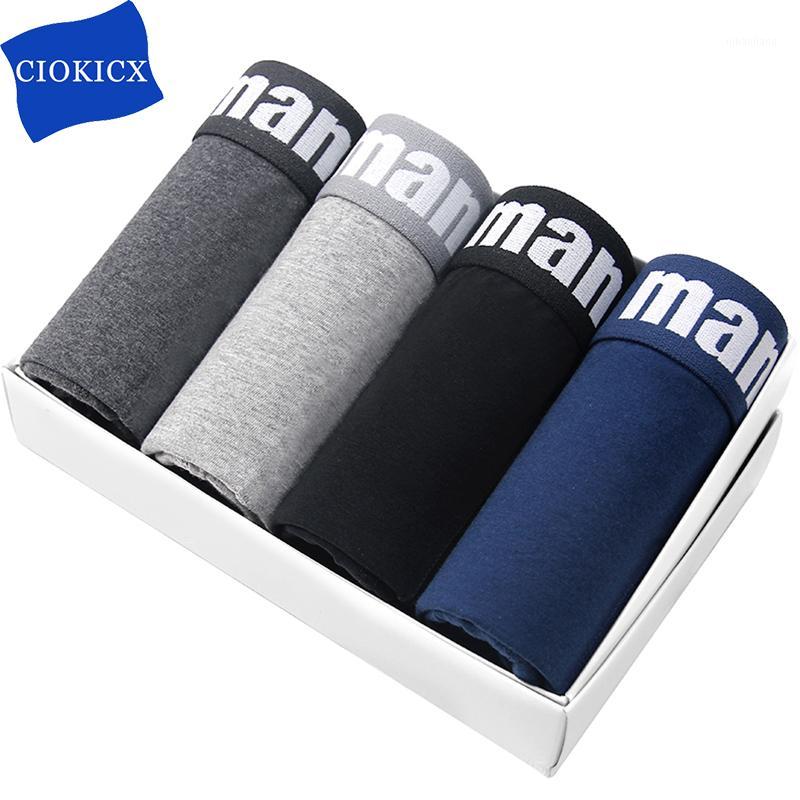CIOKICX Men Cueca Boxers 4 PCS/Lot Cotton Underwear Men Underwear Boxers Shorts Solid Underpants For Male Breathable Boxer1, Black
CIOKICX Men Cueca Boxers 4 PCS/Lot Cotton Underwear Men Underwear Boxers Shorts Solid Underpants For Male Breathable Boxer1, Black