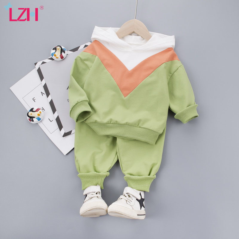 LZH Baby Boys Clothes 2020 New Fashion Autumn Winter Children Boys Clothing Casual Sport Suit Kids Girls Clothes Outfit 1-5 YearX1019
