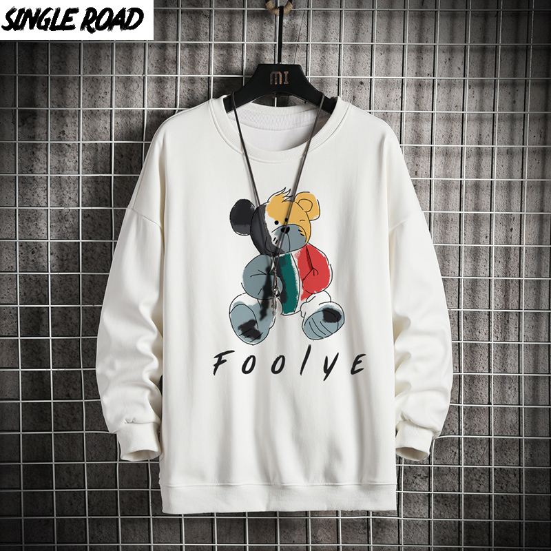 SingleRoad Crewneck Sweatshirt 2020 Graphic Bear Oversized Japanese Streetwear Harajuku Hip Hop White Hoodie Men Sweatshirts Q1117, Grey sweatshirt men
SingleRoad Crewneck Sweatshirt 2020 Graphic Bear Oversized Japanese Streetwear Harajuku Hip Hop White Hoodie Men Sweatshirts Q1117, Grey sweatshirt men