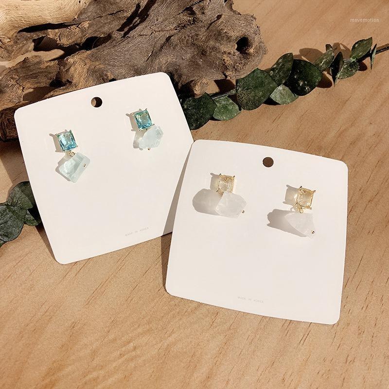 MENGJIQIAO New Korean Irregular Natural Stone Crystal Drop Earrings For Women Vintage Sqaure Pendientes Fashion Girl Jewerly1
MENGJIQIAO New Korean Irregular Natural Stone Crystal Drop Earrings For Women Vintage Sqaure Pendientes Fashion Girl Jewerly1