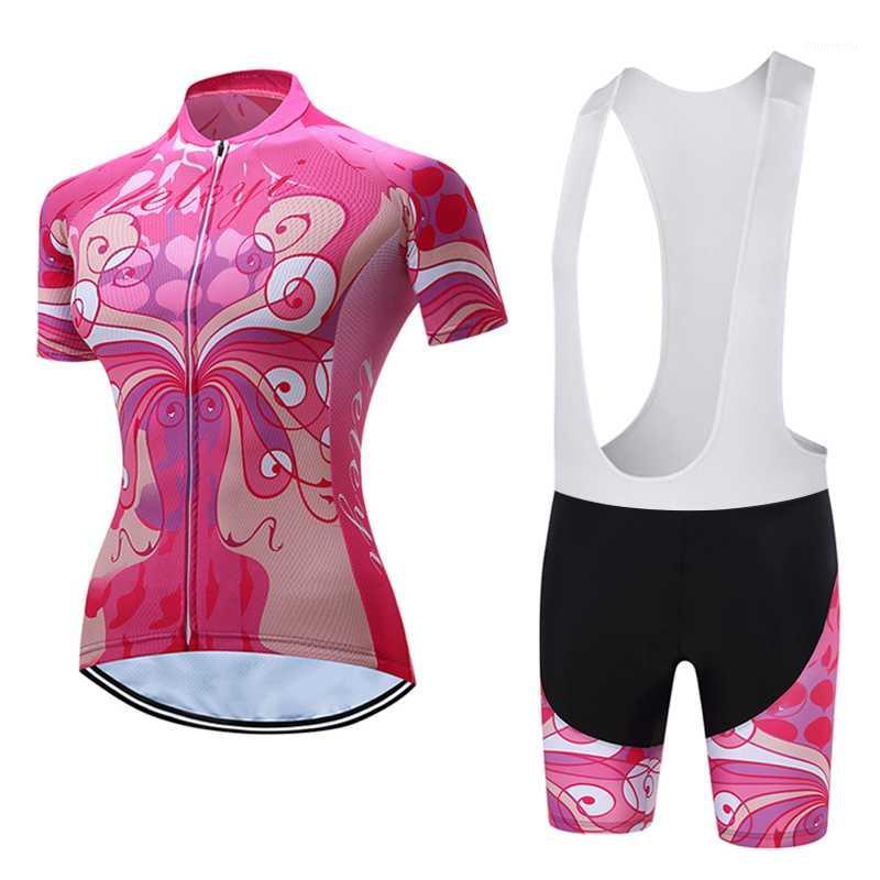 2020 Summer Women Cycling Jersey Set Triathlon Bike Uniform Bib Shorts Suit Bicycle MTB Clothing Dress Sport Clothes Kit Maillot1, Shirt 2 
2020 Summer Women Cycling Jersey Set Triathlon Bike Uniform Bib Shorts Suit Bicycle MTB Clothing Dress Sport Clothes Kit Maillot1, Shirt 2