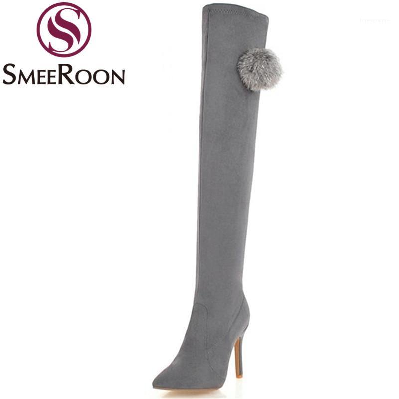 Smeeroon princess exclusive thigh high boots pointed toe winter boots high thin heels popular over the knee women's shoes1, Black
Smeeroon princess exclusive thigh high boots pointed toe winter boots high thin heels popular over the knee women's shoes1, Black