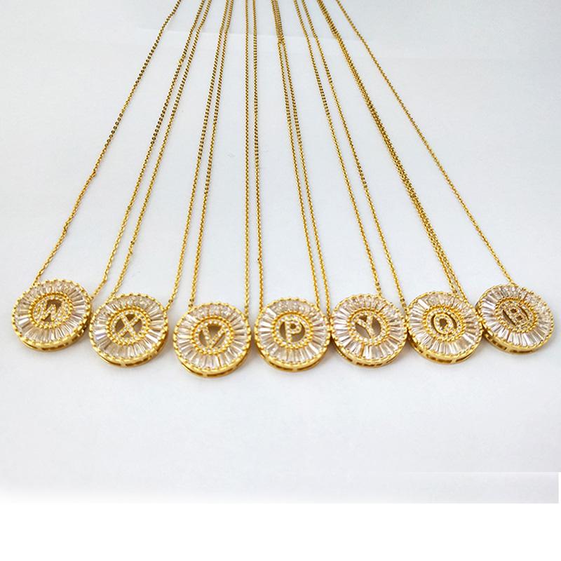 5Pcs New Design jewelry Gold Color micro pave Cubic Zircon cz crystal Alphabet Letter pendants necklace 429
5Pcs New Design jewelry Gold Color micro pave Cubic Zircon cz crystal Alphabet Letter pendants necklace 429