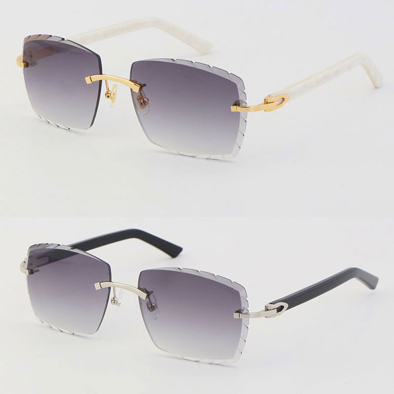 Wholesale Metal Rimless White Black Plank Arms Sunglasses Large Square Sun Glasses 3.0Thick Lens Diamond Cut Sporty Beach Sunscreen Frame Carved lens 18K Gold Frames
Wholesale Metal Rimless White Black Plank Arms Sunglasses Large Square Sun Glasses 3.0Thick Lens Diamond Cut Sporty Beach Sunscreen Frame Carved lens 18K Gold Frames