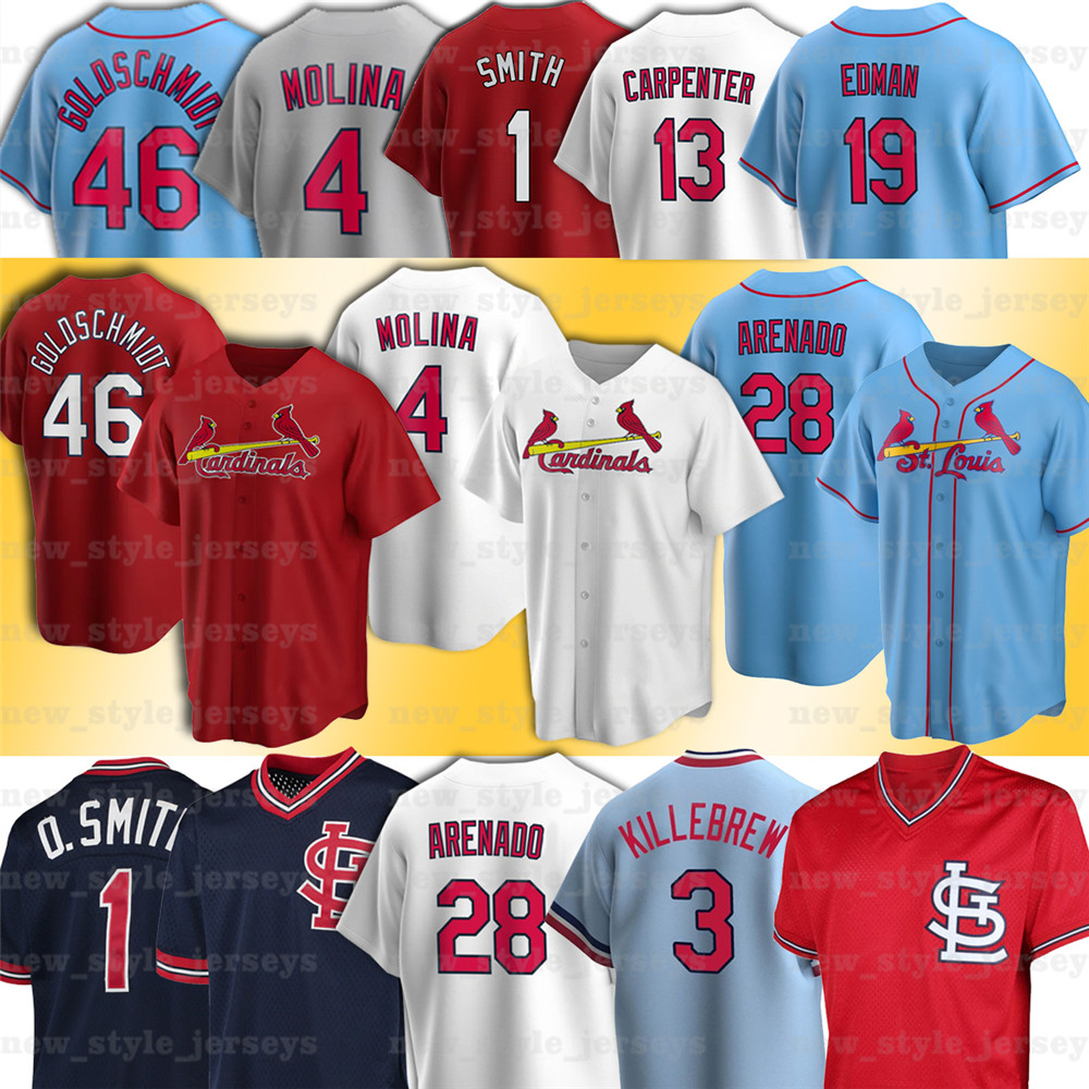 28 Nolan Arenado 46 Paul Goldschmidt 1 Ozzie Smith 4 Yadier Molina 25 Dexter Fowler Paul DeJong Bob Gibson Baseball Jerseys, Men(hong que )
28 Nolan Arenado 46 Paul Goldschmidt 1 Ozzie Smith 4 Yadier Molina 25 Dexter Fowler Paul DeJong Bob Gibson Baseball Jerseys, Men(hong que )