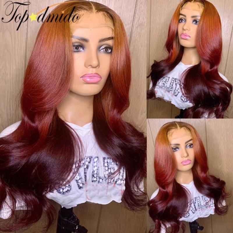 Lace Wigs Topodmido Ombre Orange Red Color 13x4 Front 180% Density Glueless Wig For Women Pre Plucked Brazilian Hair, Black;brown
Lace Wigs Topodmido Ombre Orange Red Color 13x4 Front 180% Density Glueless Wig For Women Pre Plucked Brazilian Hair, Black;brown
