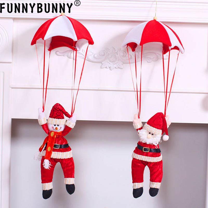 FUNNYBUNNY Xmas Tree Ceiling Decor Santa Claus Snowman Parachute Doll Hanging Pendant Toys1
FUNNYBUNNY Xmas Tree Ceiling Decor Santa Claus Snowman Parachute Doll Hanging Pendant Toys1