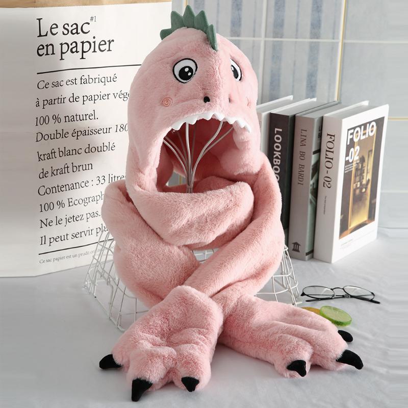 Little Dinosaur Cartoon Warm Hat. Women's Cashmere Winter Scarf One Piece Ear Protection Gloves Set. Kit for Women and Children
Little Dinosaur Cartoon Warm Hat. Women's Cashmere Winter Scarf One Piece Ear Protection Gloves Set. Kit for Women and Children