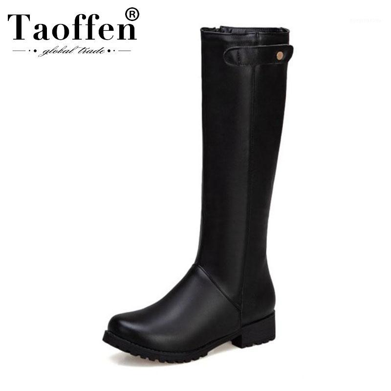 Taoffen Pu Leather Women Black Knee High Boots Motorcycle Boots Chunky Heels Round Toe Winter Warm Shoes Woman Size 33-431
Taoffen Pu Leather Women Black Knee High Boots Motorcycle Boots Chunky Heels Round Toe Winter Warm Shoes Woman Size 33-431
