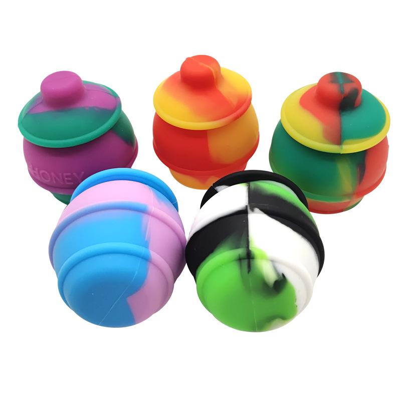 Unique smoking Silicone Nonstick Wax Containers 35ML rubber food grade tool storage jar holder for concentrate oil pot Container
Unique smoking Silicone Nonstick Wax Containers 35ML rubber food grade tool storage jar holder for concentrate oil pot Container